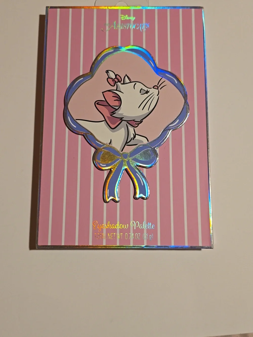 The Aristocats Pink Striped Eyeshadow Palette